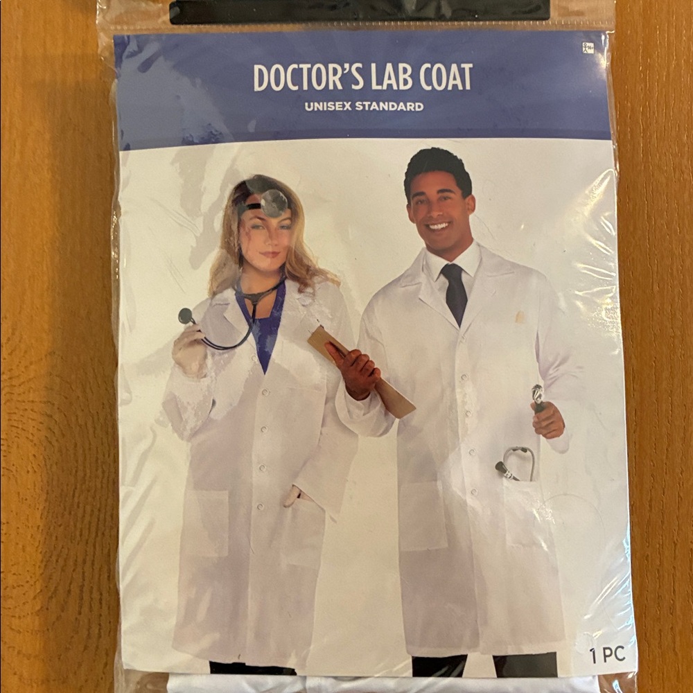 Unisex White Doctor's Lab Coat Halloween Costume